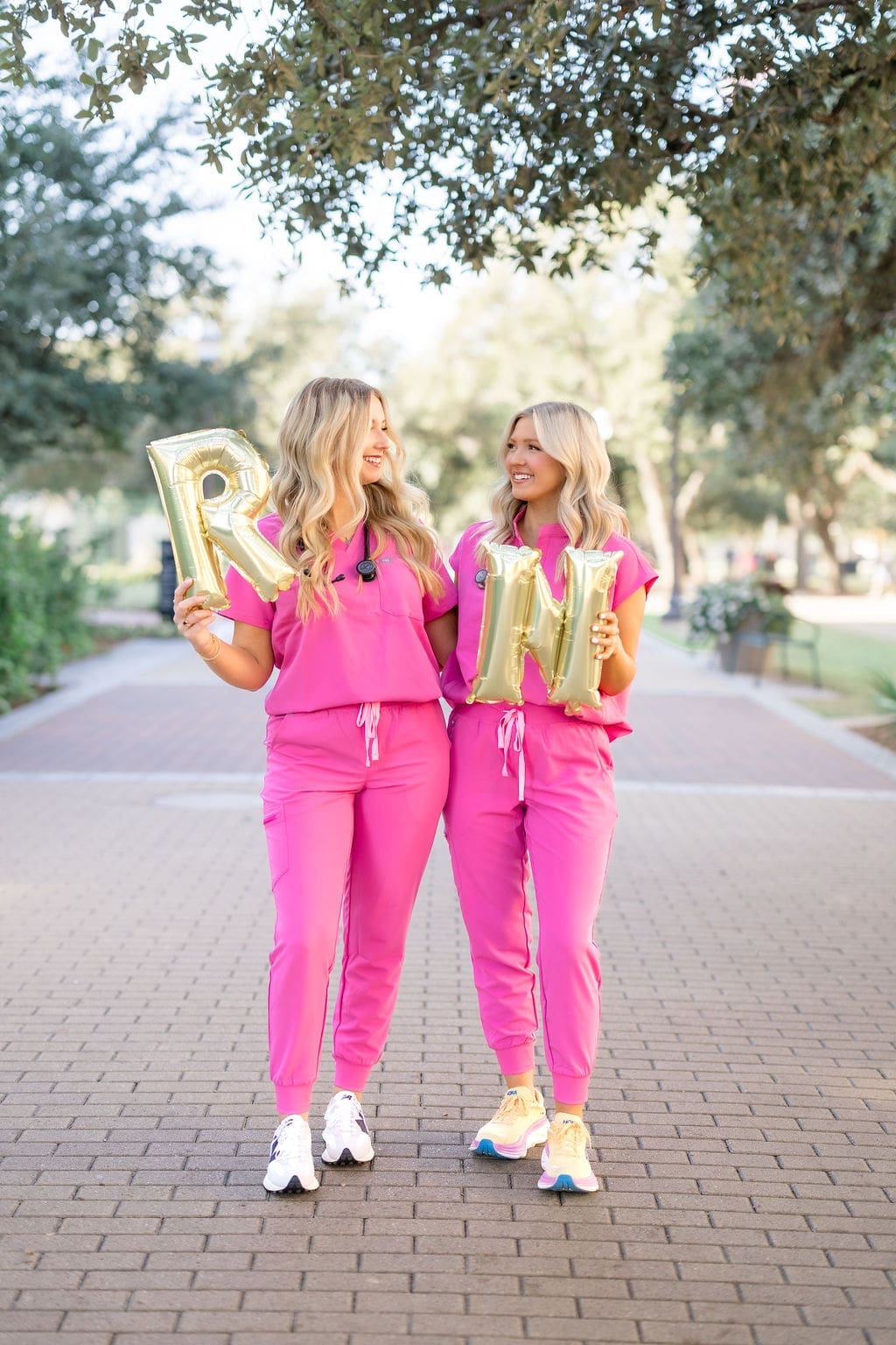 College of Nursing graduation portraits at Texas A&M.