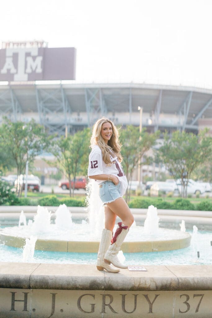 texas a&m college station senior photographer